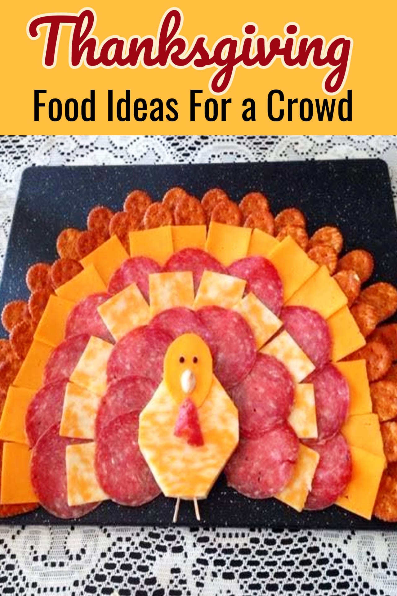 Thanksgiving food ideas for a crowd - fun and easy Thanksgiving snacks and side dishes for your Holiday party or family dinner