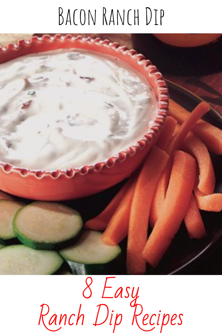Easy Bacon Ranch Dip Recipe. My favorite cold ranch dip recipes for veggies and chip that are all super easy to make and insanely good crowd pleasing recipes. They are truly the perfect party food!