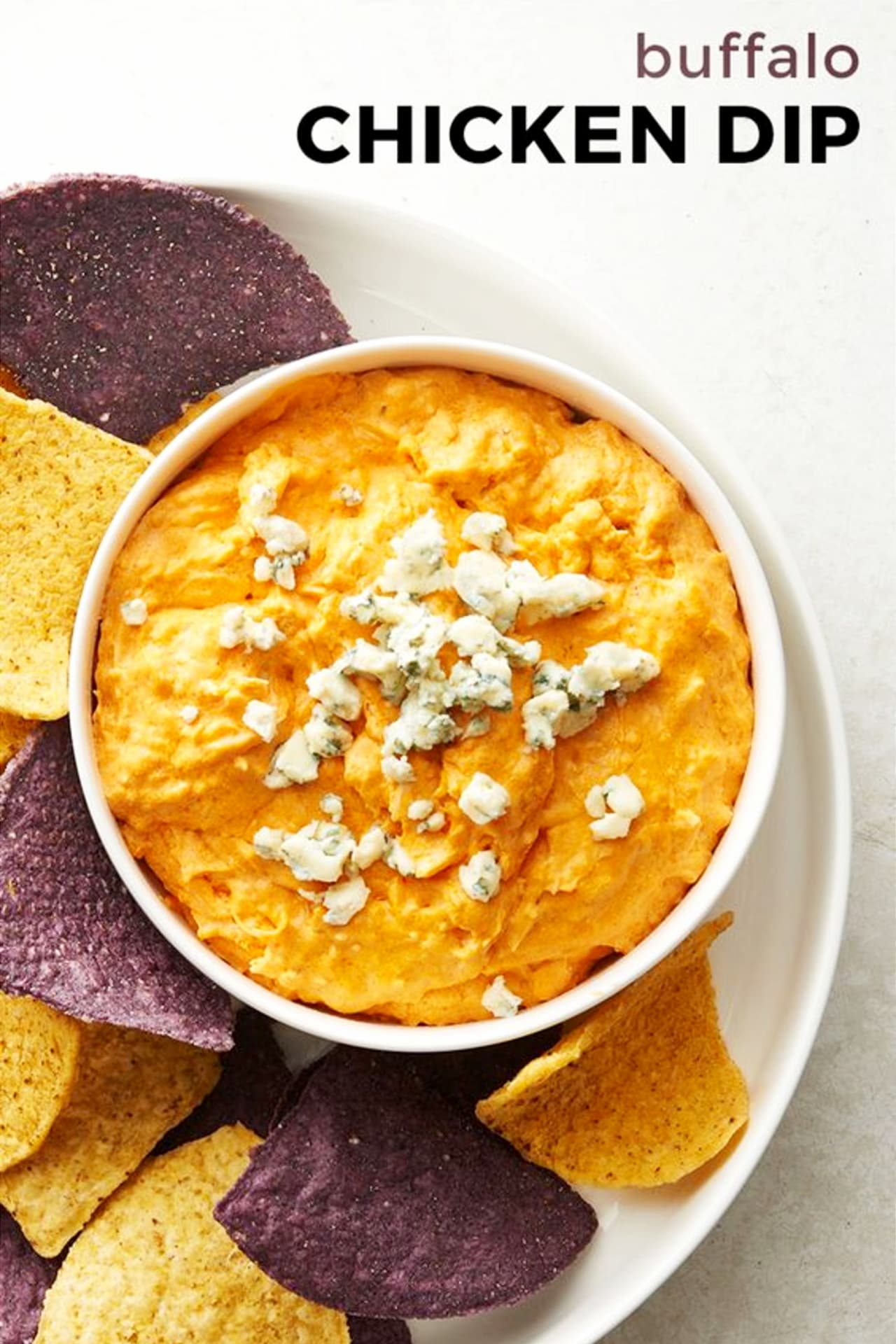 Easy appetizer ideas - cheesy dip recipes on a budget - Buffalo Chicken Cheese Dip Recipe