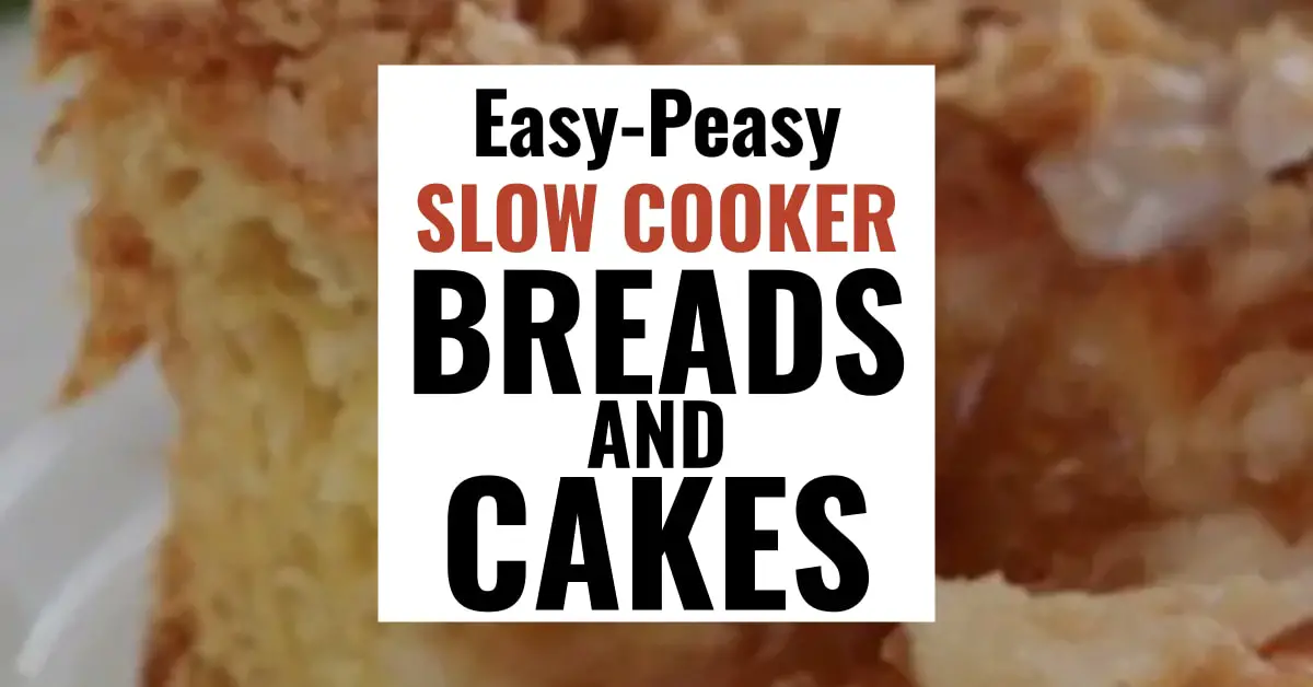 slow cooker breads and cakes
