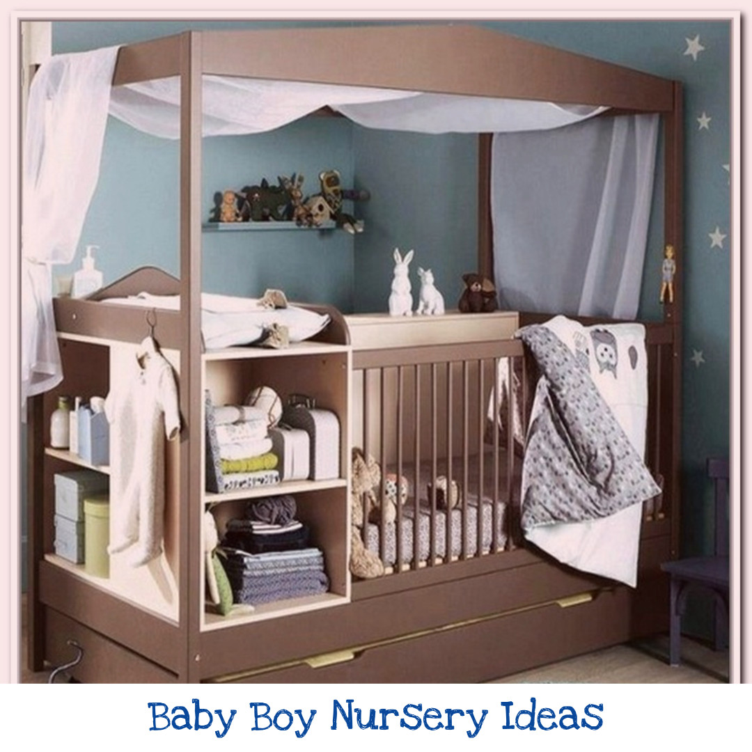 LOVE this crib with all the storage! And it's a convertible crib too.
