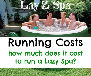 Lay-Z Spa cost to run - how much does it cost to run a Lay-Z Spa hot tub? Below is a list of your costs to run your Lay-Z Spa (lazy spa hot tub) including electricity costs, cost of Lazy spa hot tub chemicals, replacement filters and more to help you budget for your new Lay-Z Spa inflatable hot tub spa.