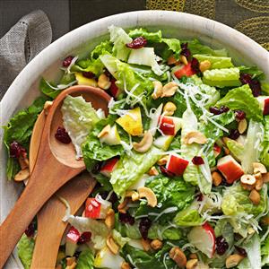 Easy summer tossed salad recipe - perfect for any crowd or any time of year!
