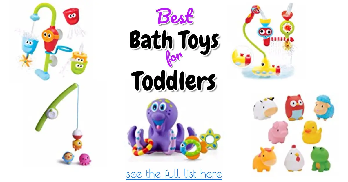 Fun bath toys toddlers LOVE!