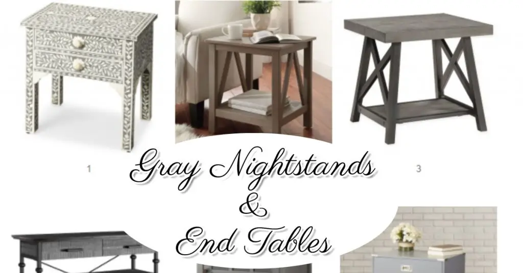 Gray Accent Tables and Gray End Tables We Love Clever DIY Ideas