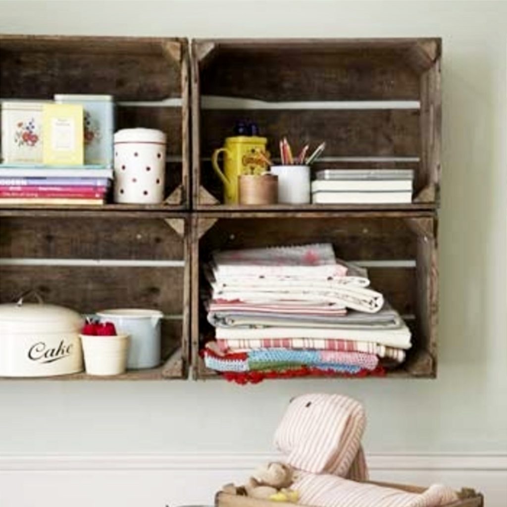 Creative DIY Storage Solutions for Small Spaces, Small Rooms, Small Houses, Apartments, Cottages and Condos.  Storage hacks and organization ideas to get more room for organizing clutter and other stuff