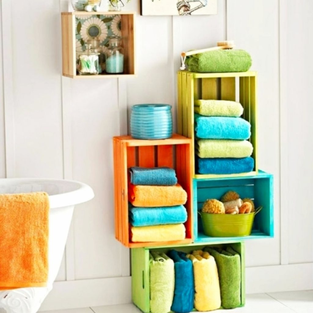 Small Space Storage Hacks - Creative DIY Storage Solutions for Small Spaces, Small Rooms, Small Houses, Apartments, Cottages and Condos.  Storage hacks and organization ideas to get more room for organizing clutter and other stuff