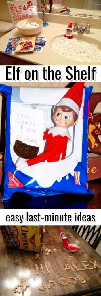 Elf on the Shelf / easy last-minute ideas