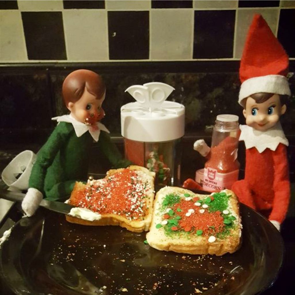 Elf on the Shelf idea for tonight