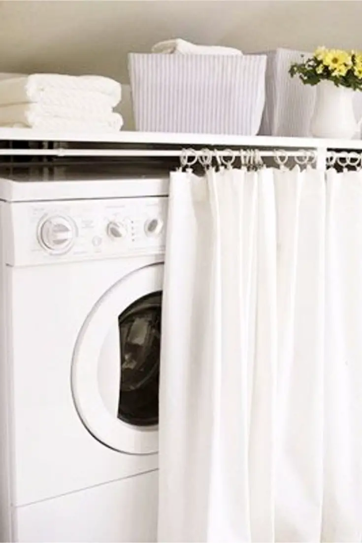 Laundry Nook Ideas - Laundry Nook In Bedroom - DIY Apartment Laundry Nook Ideas - hide washer and dryer in bedroom laundry nook area