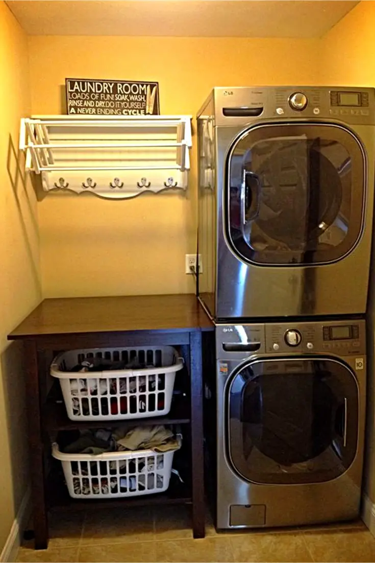 Laundry Closet Ideas - Laundry Nook In Closet - Closet Laundry Nook Ideas - convert closet into laundry room nook