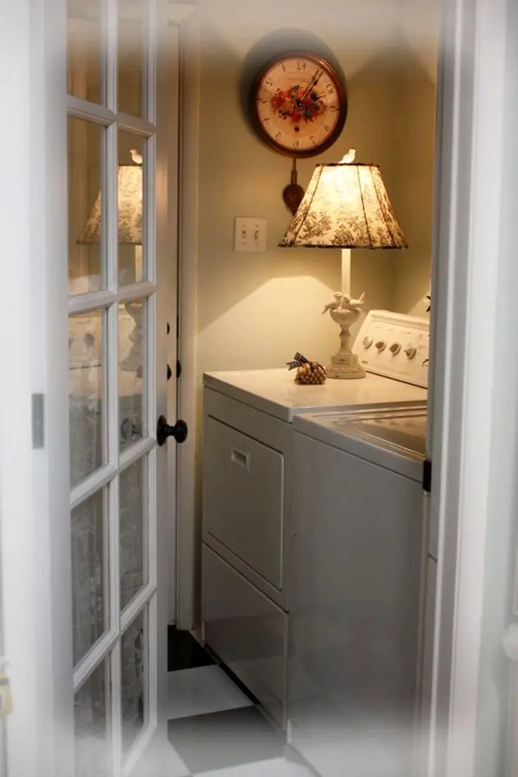 Laundry Closet Ideas - Laundry Nook In Closet - Closet Laundry Nook Ideas - convert closet into laundry room nook