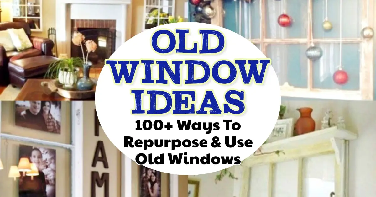 old windows ideas - repurpose old windows DIY ideas