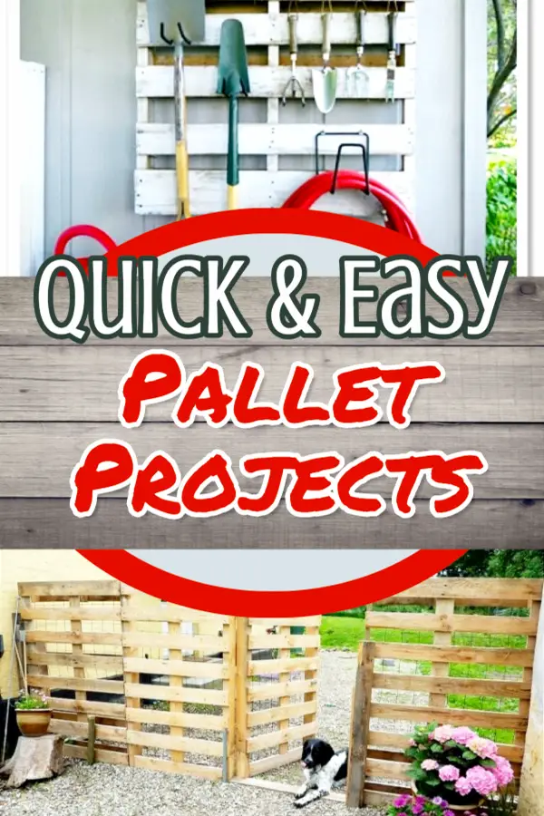 DIY Pallet Projects - Quick and Easy Pallet Project ideas To Try - beginner pallet projects AND pallet furniture ideas