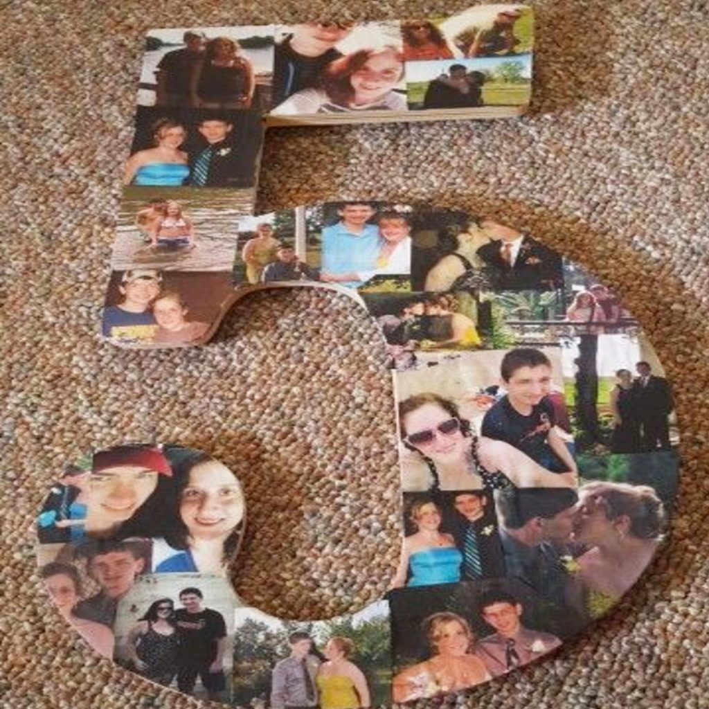 Photo Collage on Wood DIY ideas and video tutorial