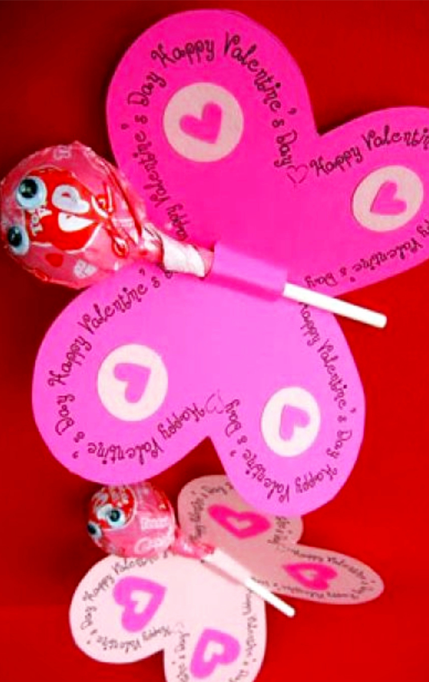 DIY School Valentines for the classroom and teachers - Valentines Day crafts and cards for kids