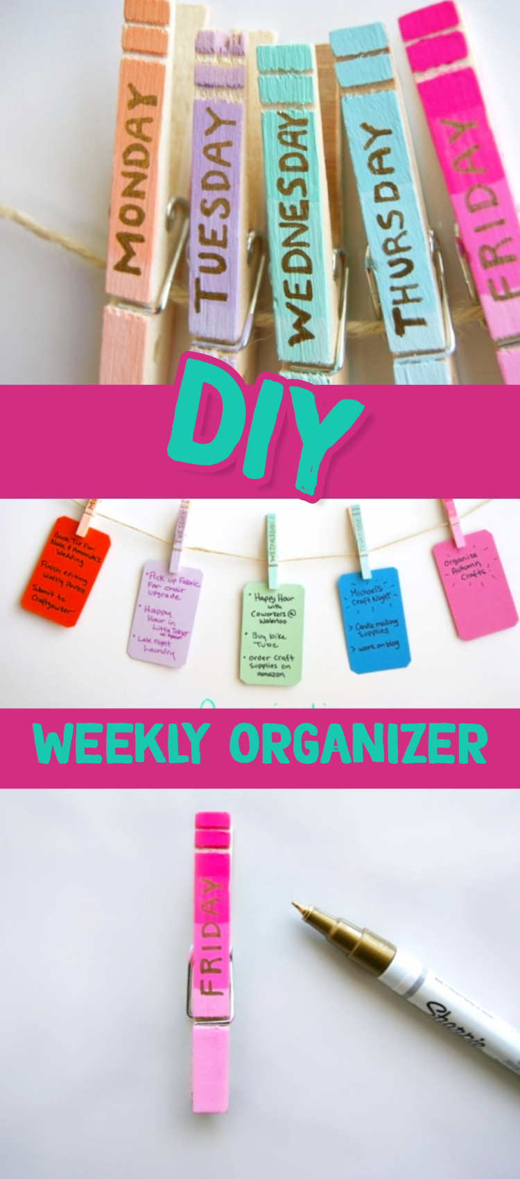 Dorm room ideas - DIY college dorm room organizing and decorating ideas - creative dorm room hacks