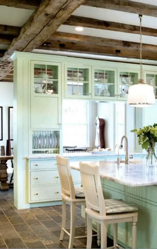 Painted Kitchen Cabinets! Cabinet paint colors, painted kitchen cabinets, kitchen cabinet color ideas and pictures