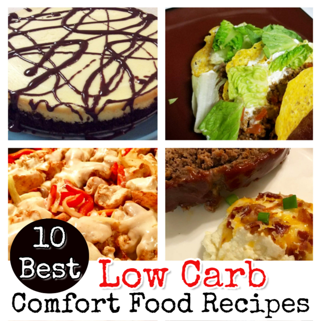 These are the BEST Low Carb comfort food recipes I've tried on Pinterest - tacos, cheesecake, muffins, CRACKERS... all LOW CARB and delicious! 