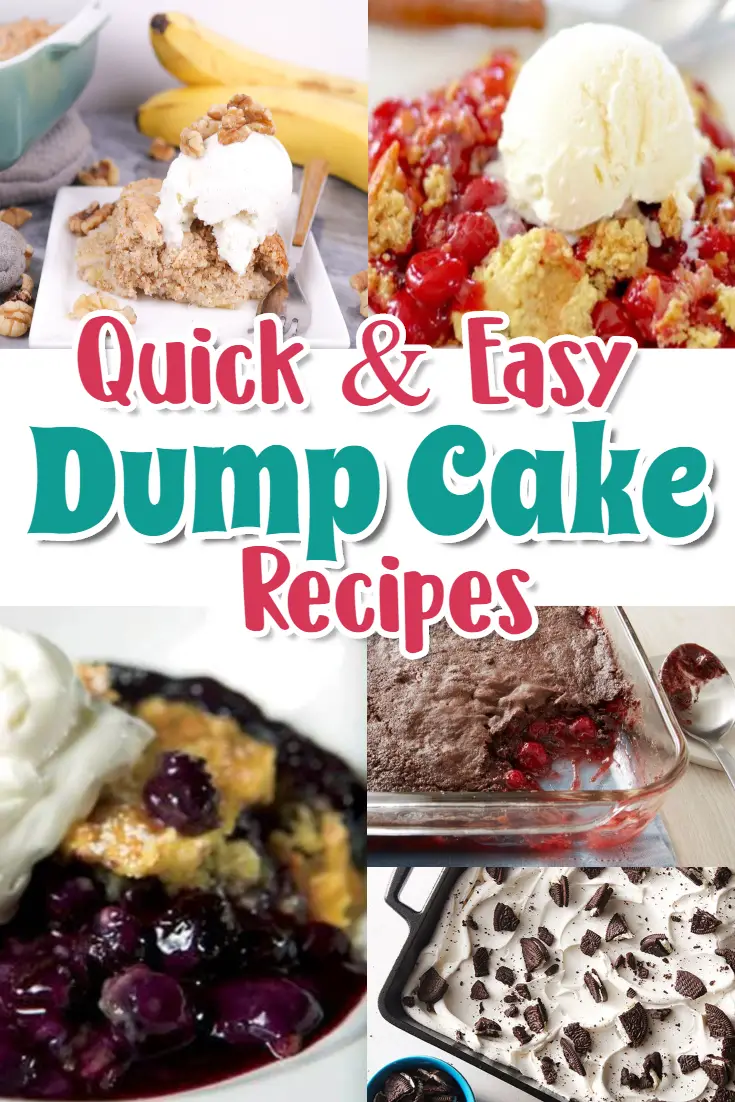 Easy dump cake 3 ingredients desert recipes - Super simple dessert ideas - Dump Cake Recipes - Easy Dump Cake Recipes