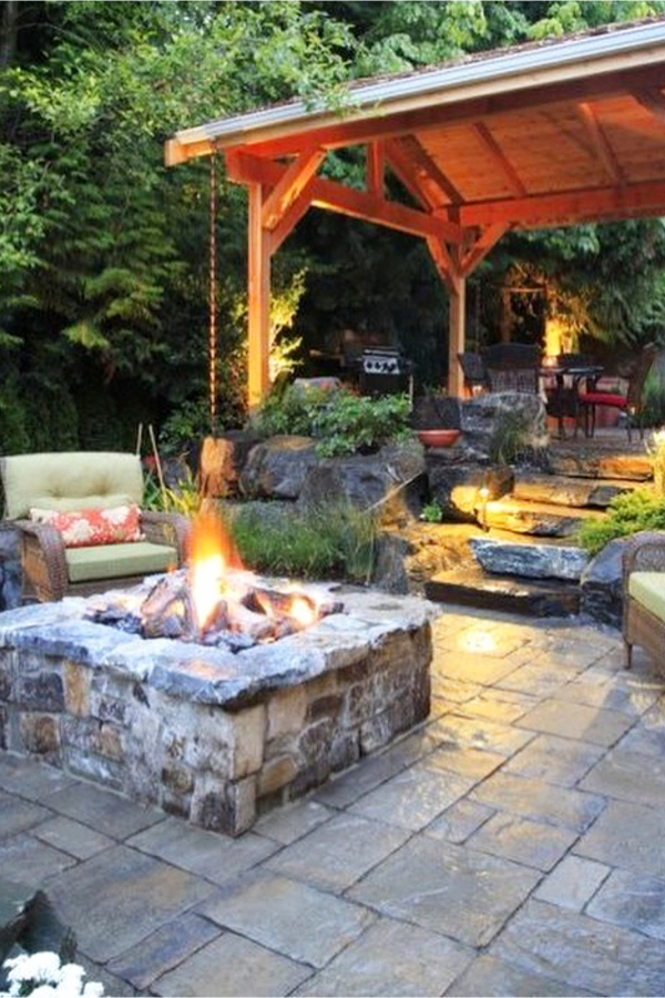 Backyard fire pit ideas - DIY fire pits #diyhomedecor #gardenideas #backyardideas