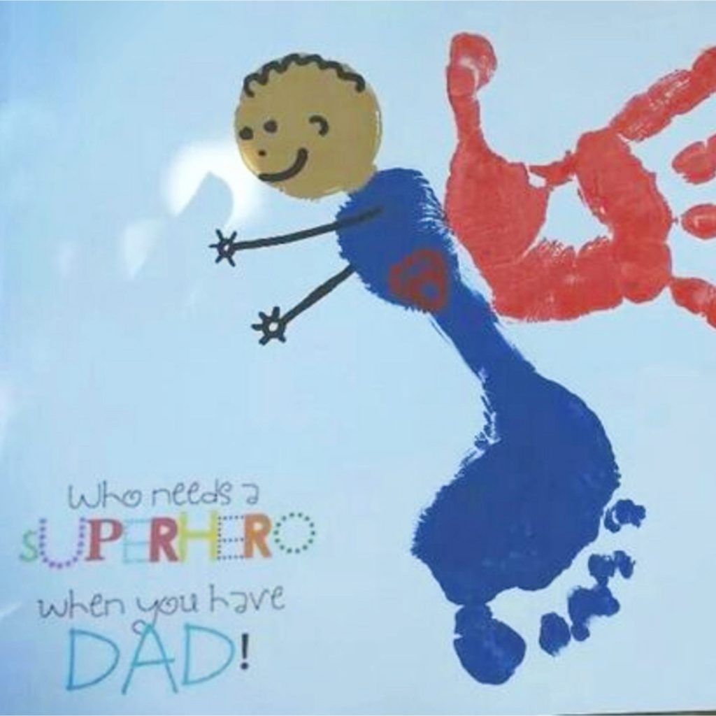 Easy Father's Day Crafts for Preschoolers, Toddlers and kids of all ages.  Easy Crafts for Kids to Make for Dad for Father's Day or his Birthday #craftsforkids #giftsfordad #momhacks