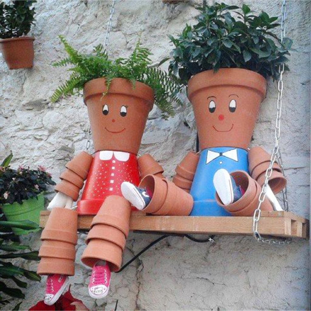 Cal pot people! Ideas for clay pots