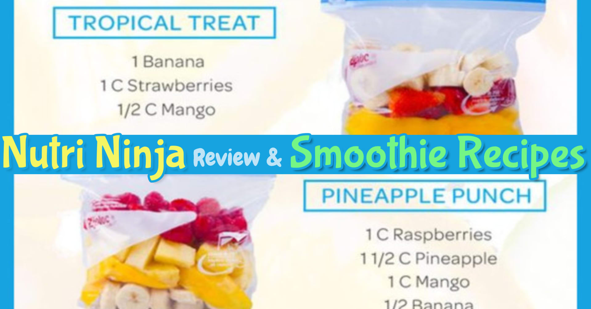 Easy Smoothie Recipes - Nutri Ninja Smoothies Recipes