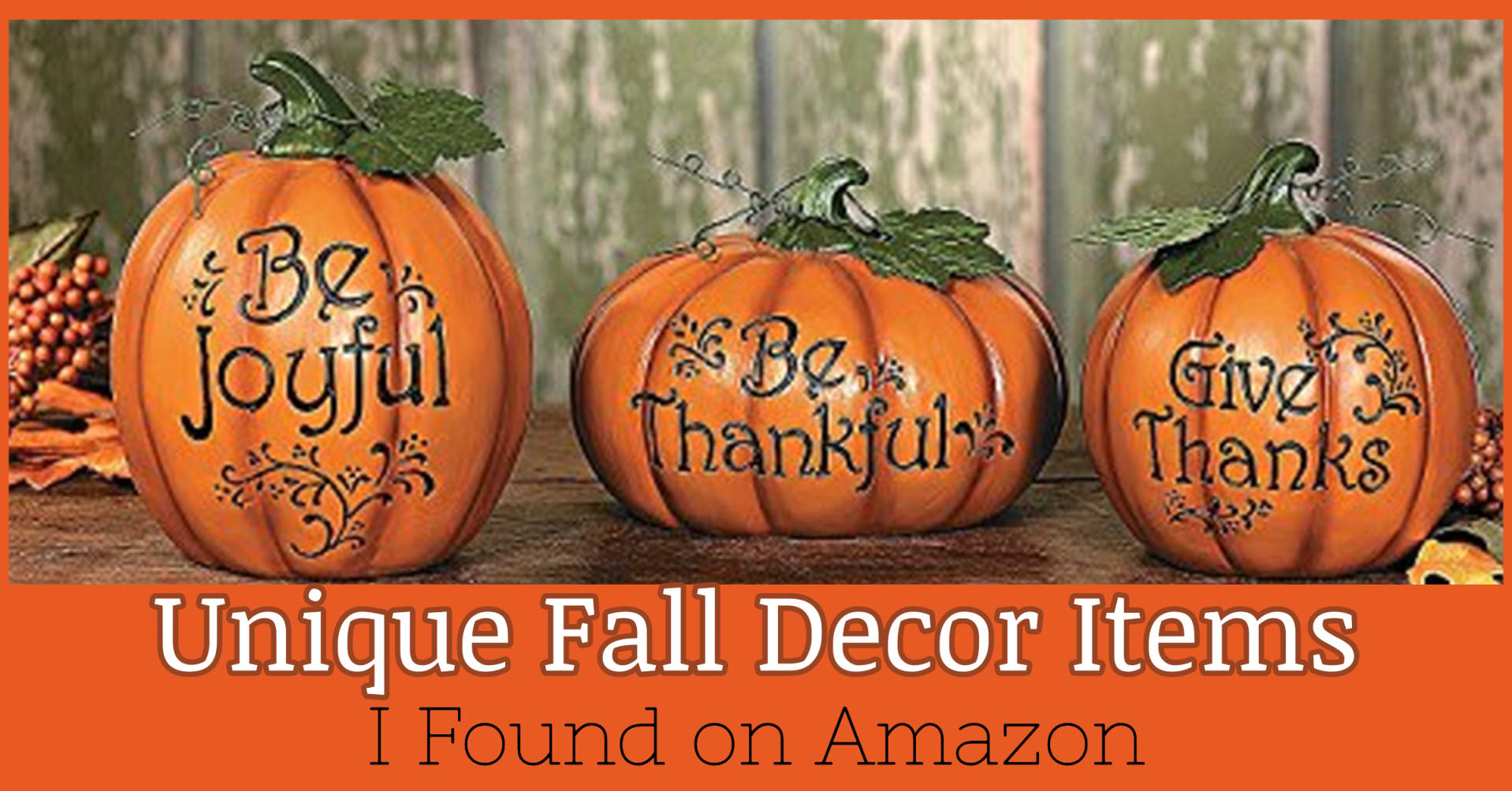 Autumn Decor Ideas - 21 Unique Autumn Decorations I Found On Amazon