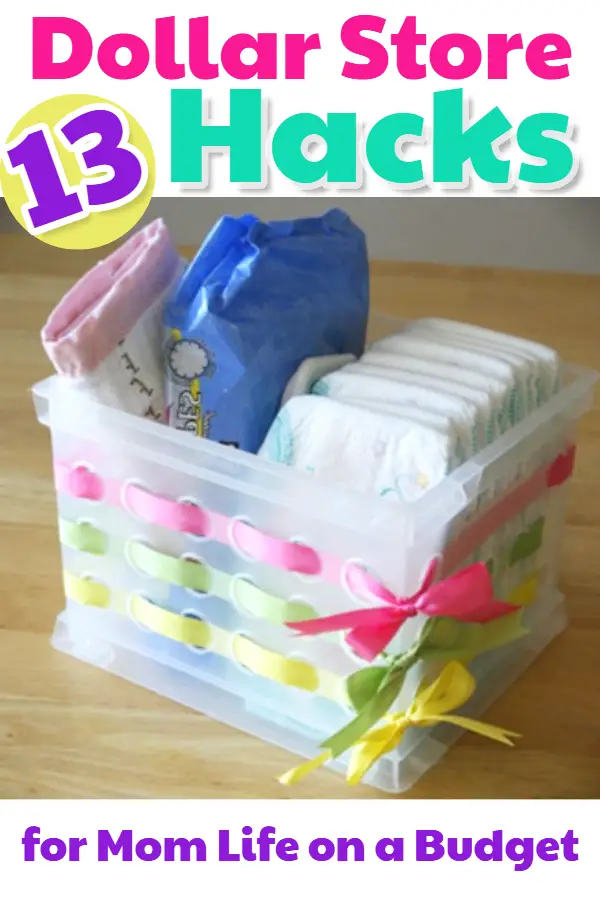 Dollar Store DIY! Easy Dollar Store Hacks for Parents - Mom Hacks for Organizing Life on a Budget. These are awesome parenting hacks from Dollar Stores that you can do TODAY!