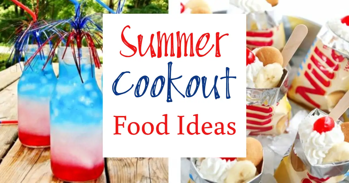 Food ideas for a Summer Cookout - Easy BBQ Party and 4th of July Party recipes and food ideas we LOVE.  Guranteed CROWD PLEASERS