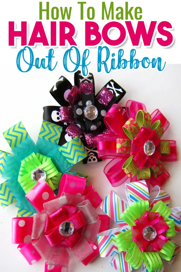 How to Make Hair Bows Out of Ribbon