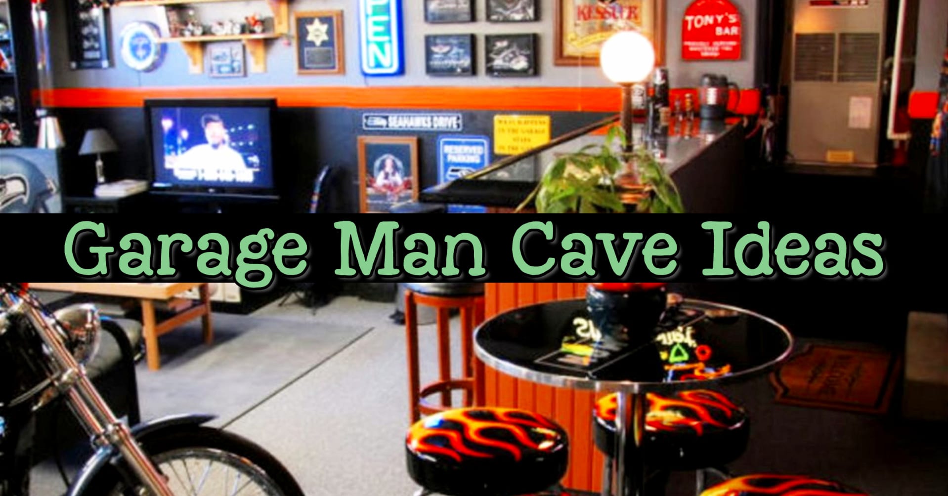 garage man cave ideas
