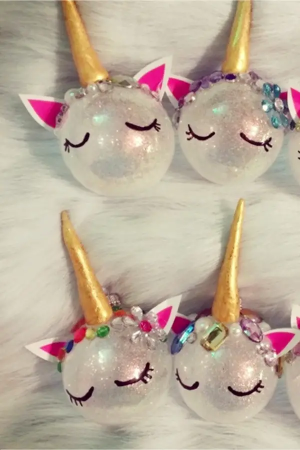 DIY Unicorn Ornaments and More Unicorn Craft Ideas for Kids