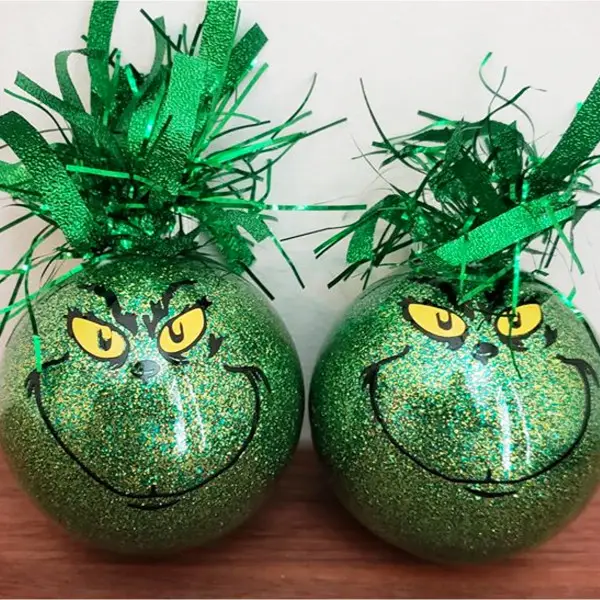 Handmade Grinch Christmas Ornaments - DIY Grinch Decorations and Christmas Ornaments