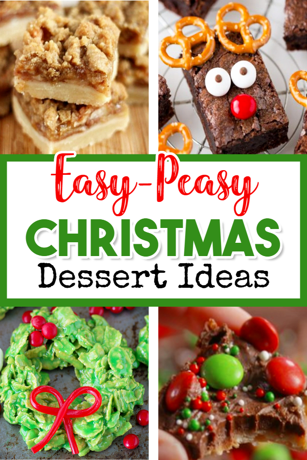 creative christmas desserts - easy Christmas desserts with few ingredients