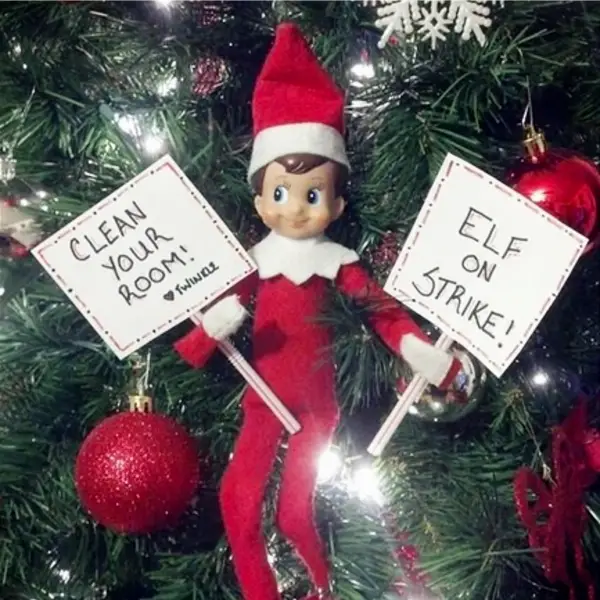 Elf Fun and Elf Antics! 101 Elf on the Shelf ideas and Elf on the Shelf pranks. Super easy last minute elf on the shelf ideas for kids that are original and unique. If you need quick and easy Elf on the Shelf ideas for tonight, take a look at the clever Christmas elf ideas, pranks, mischief and other different/funny ideas for your Elf on the Shelf - even if your kids are being 