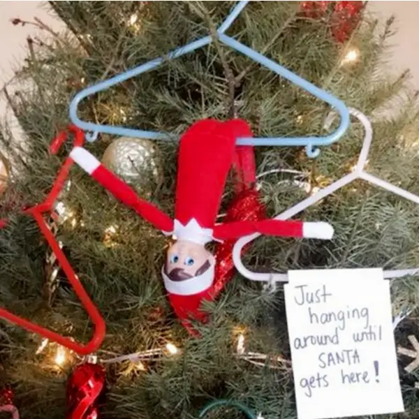 Elf Fun and Elf Antics! 101 Elf on the Shelf ideas and Elf on the Shelf pranks. Super easy last minute elf on the shelf ideas for kids that are original and unique. If you need quick and easy Elf on the Shelf ideas for tonight, take a look at the clever Christmas elf ideas, pranks, mischief and other different/funny ideas for your Elf on the Shelf - even if your kids are being