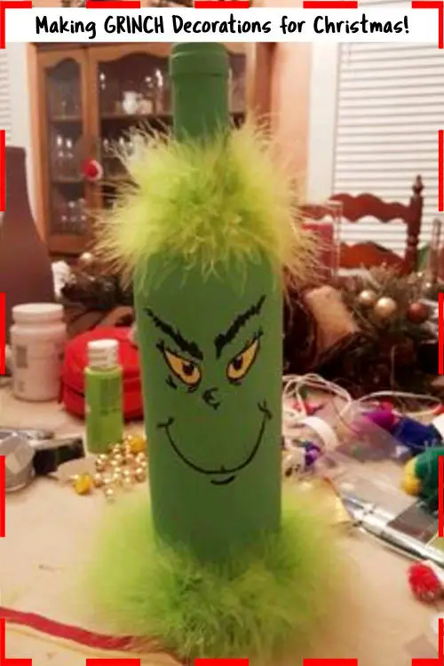 Grinch Decorations!  Fun and easy DIY Grinch Christmas decorations for your house inside and outside.  Whoville Christmas Decorations DIY–How the Grinch Stole Christmas Decorations 