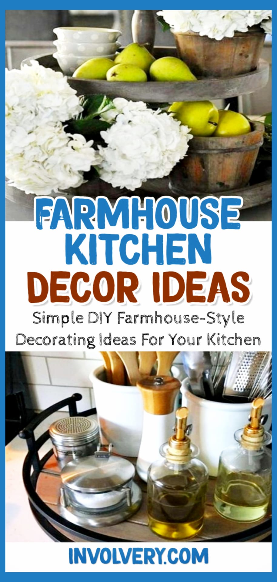 Country Farmhouse Kitchen Ideas - budget-friendly farmhouse kitchen decorating ideas - cottage kitchen decor on a budget