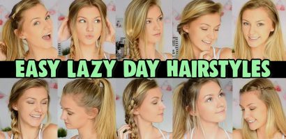 Lazy EASY Hairstyles To Do Yourself-Step by Step For School etc