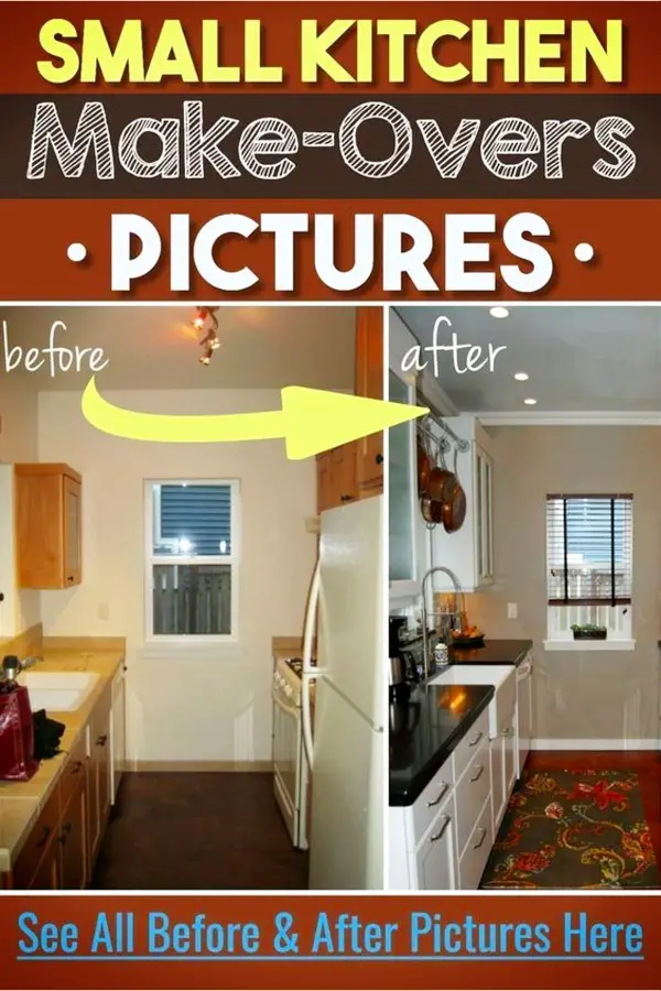 Small Kitchen Ideas: DIY Tiny Kitchen Remodel & Apartment Kitchen Redesigns Before and After Pictures ST1202019 Great ideas for a tiny kitchen makeover on a budget! Let’s take a look at lots of tiny apartments kitchen remodel ideas and space saving tiny kitchen ideas that are true kitchen inspiration for compact living and organizing small houses.