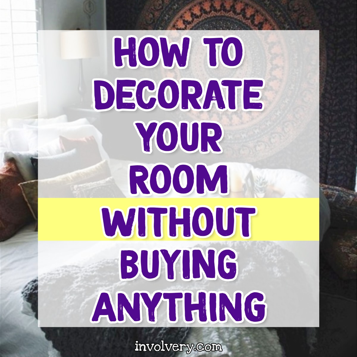 how to make your room aesthetic and decorate your room without buying anything - 30 ways to decorate your room for free