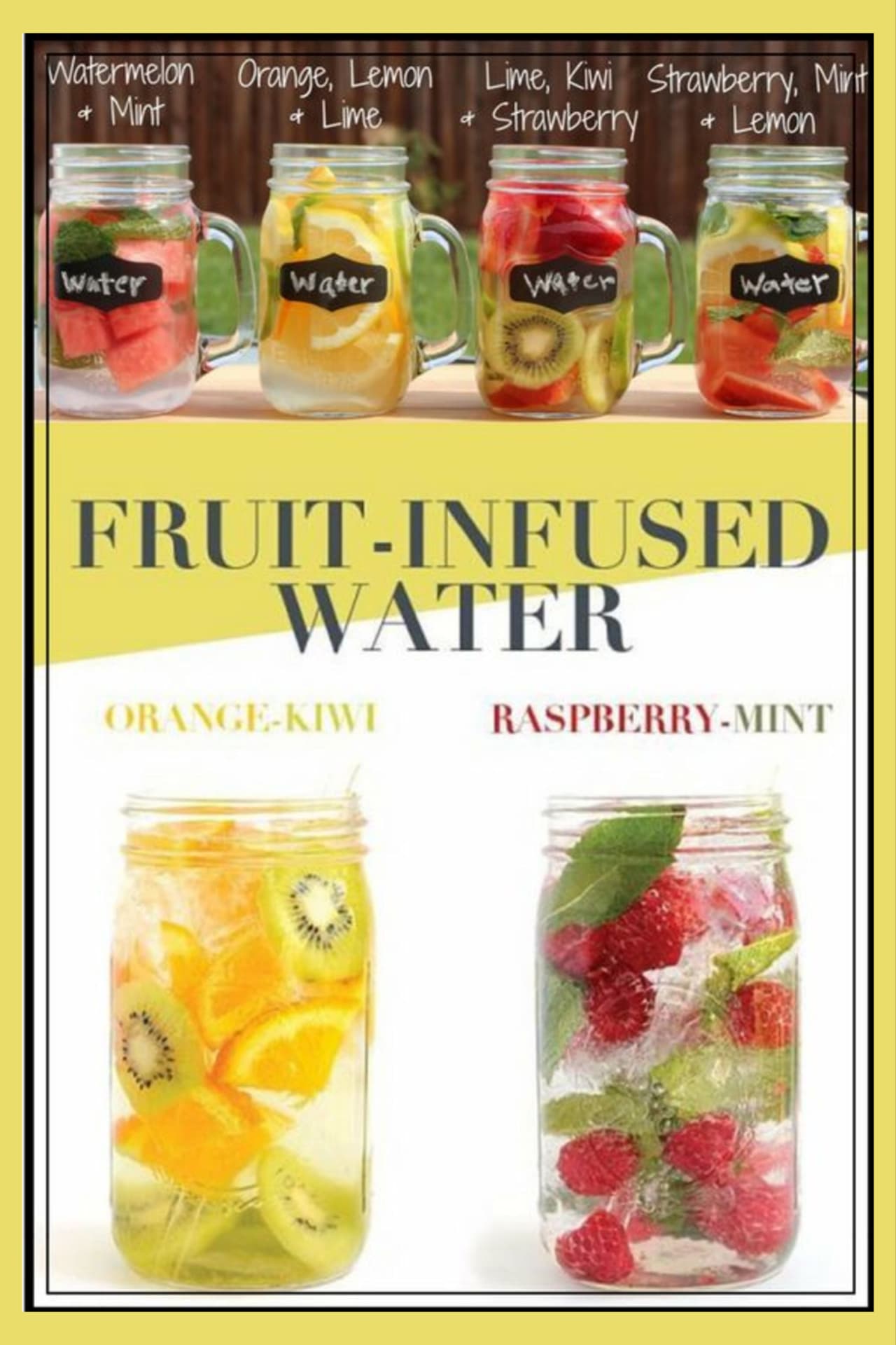 Best Infused Water Recipes - How to make infused water for weight loss, for skin, for energy or a flat belly - these healthy detox infused water recipes have so many health benefits - especially the vegetable and fruit infused water recipes