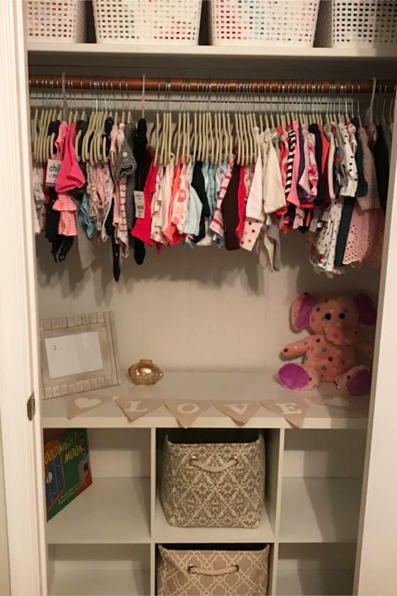 baby girl nursery closet ideas