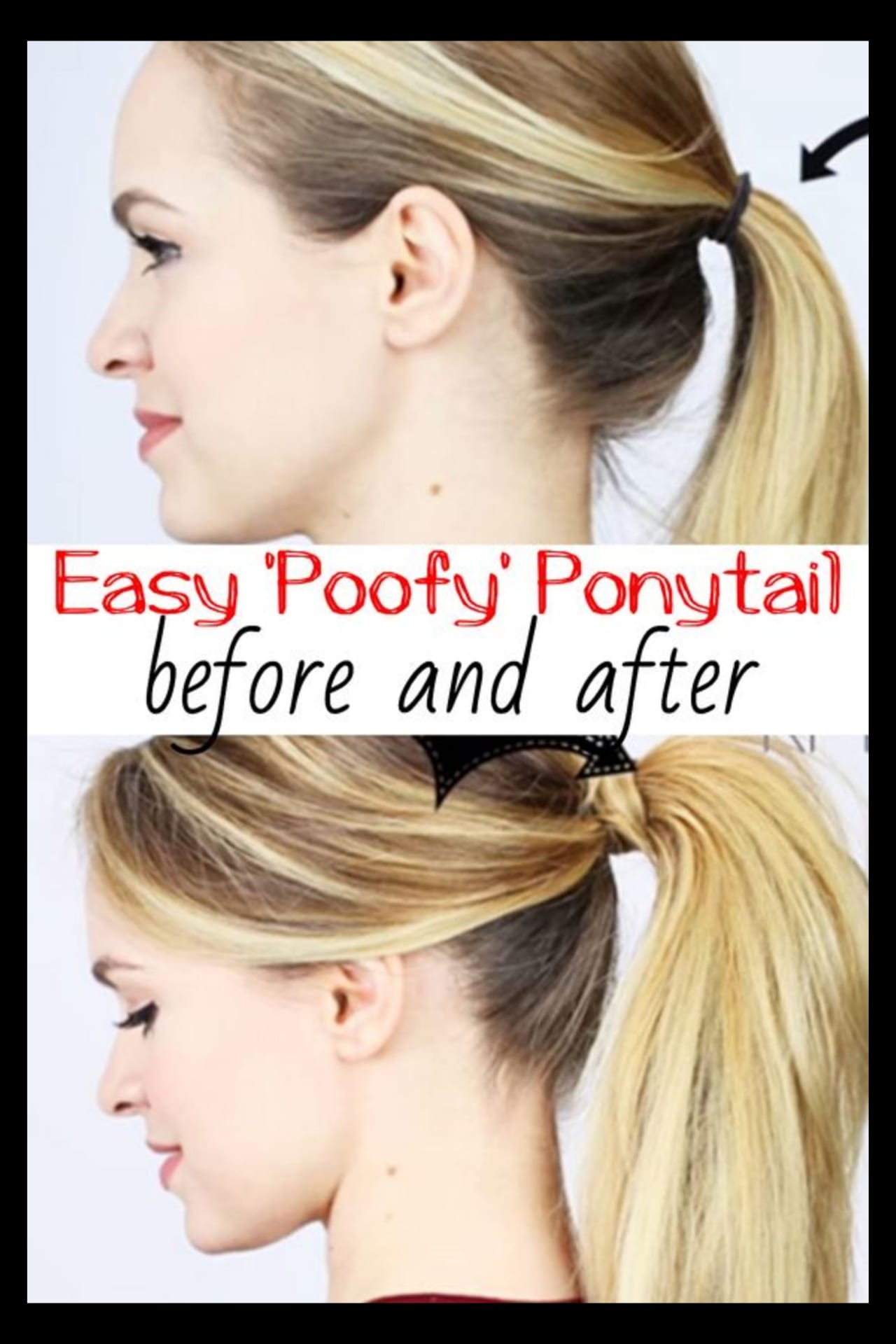 Lazy hairstyles tutorials - easy ponytail hairstyles for lazy girls