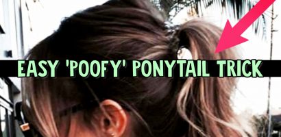 TUTORIAL: A Better Sassier Poofy Ponytail in Minutes – Quick Step by Step for Beginners