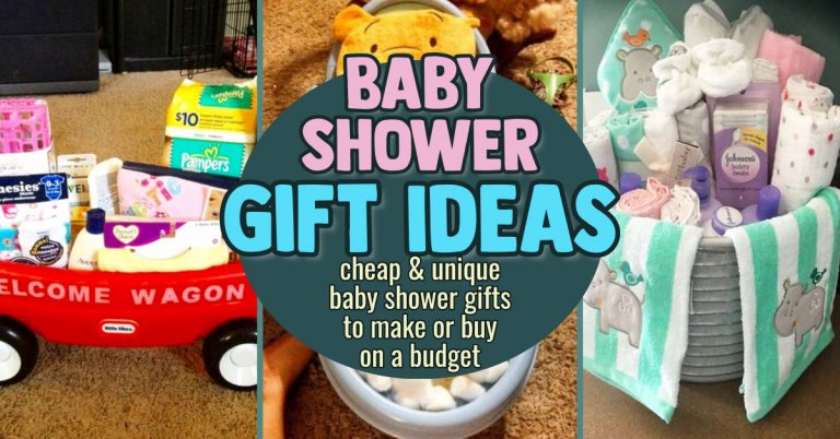 Cheap & Unique Baby Shower Gift & Basket Ideas You Can DIY Or Buy On a Budget