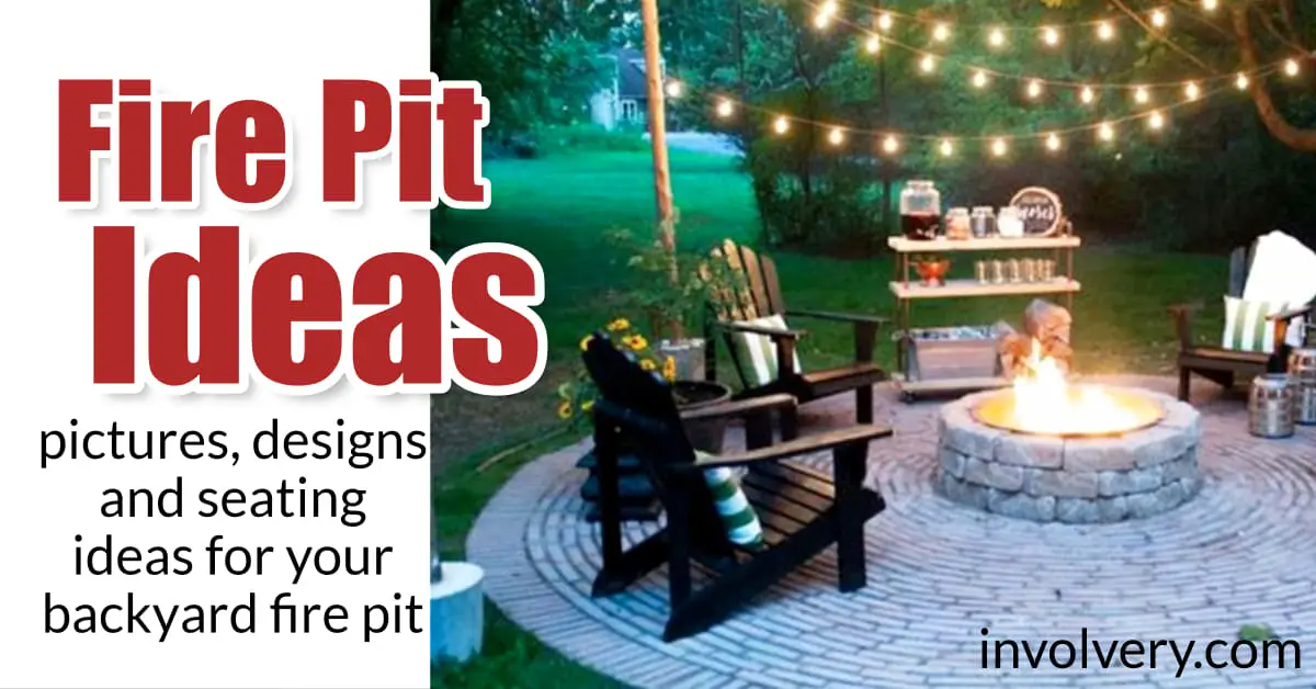 fire pit ideas - fire pit seating ideas, backyard fire pit design ideas and more for a DIY outdoor fire pit