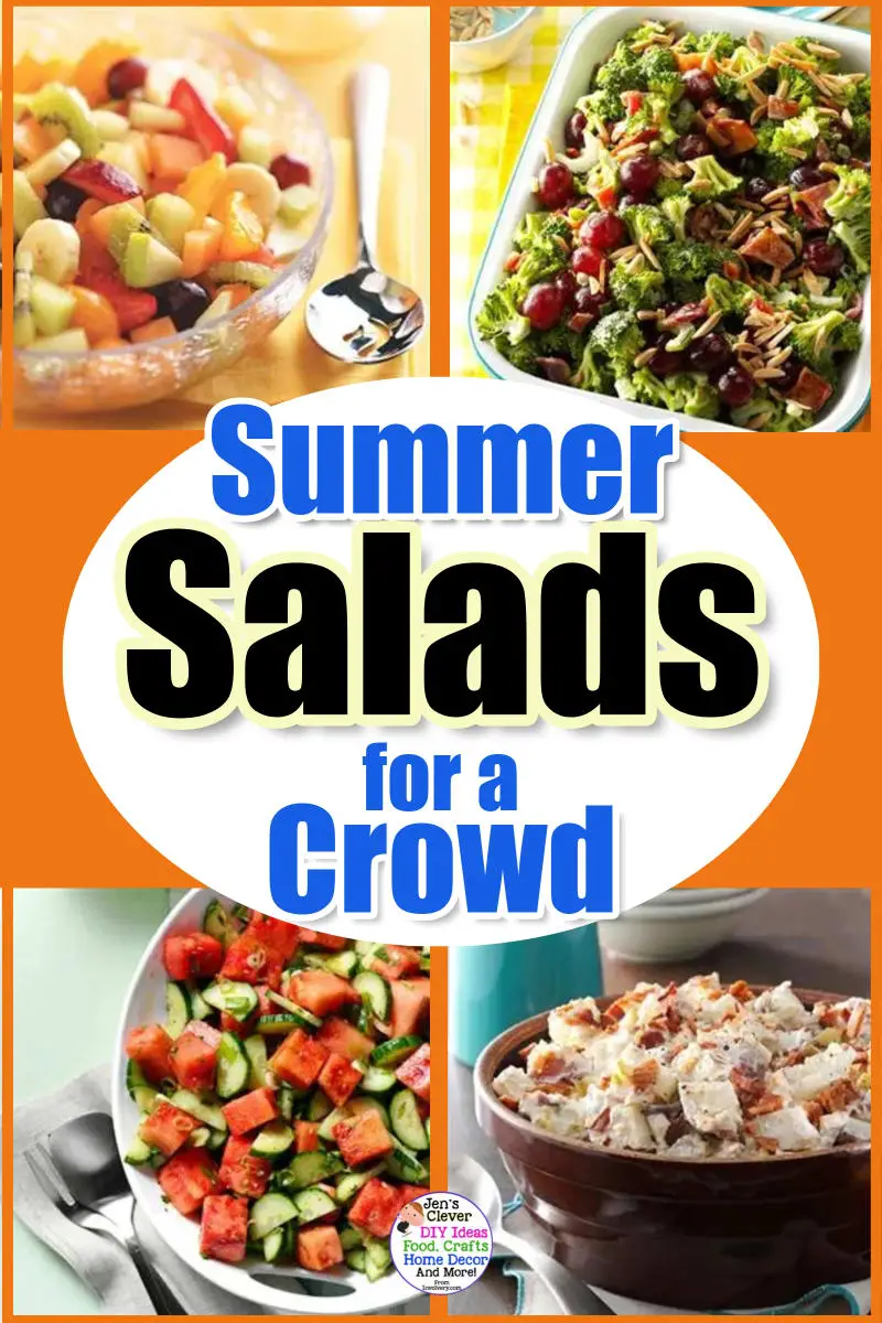 Summer Salads For a Crowd-5 EASY Summer Party Salad Recipes